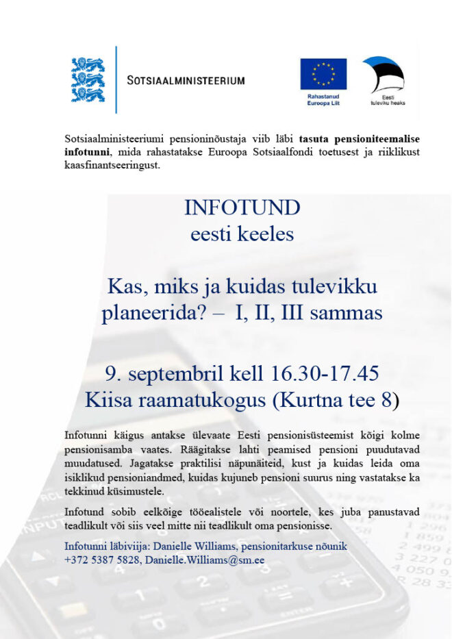 Infotund – I, II ja III sammas puust ja punaseks