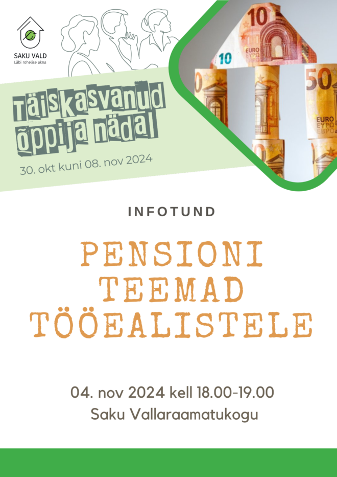 Infotund: Pensioni teemad tööealistele