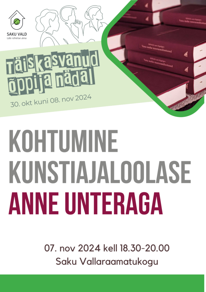 Kohtumine kunstiajaloolase Anne Unteraga