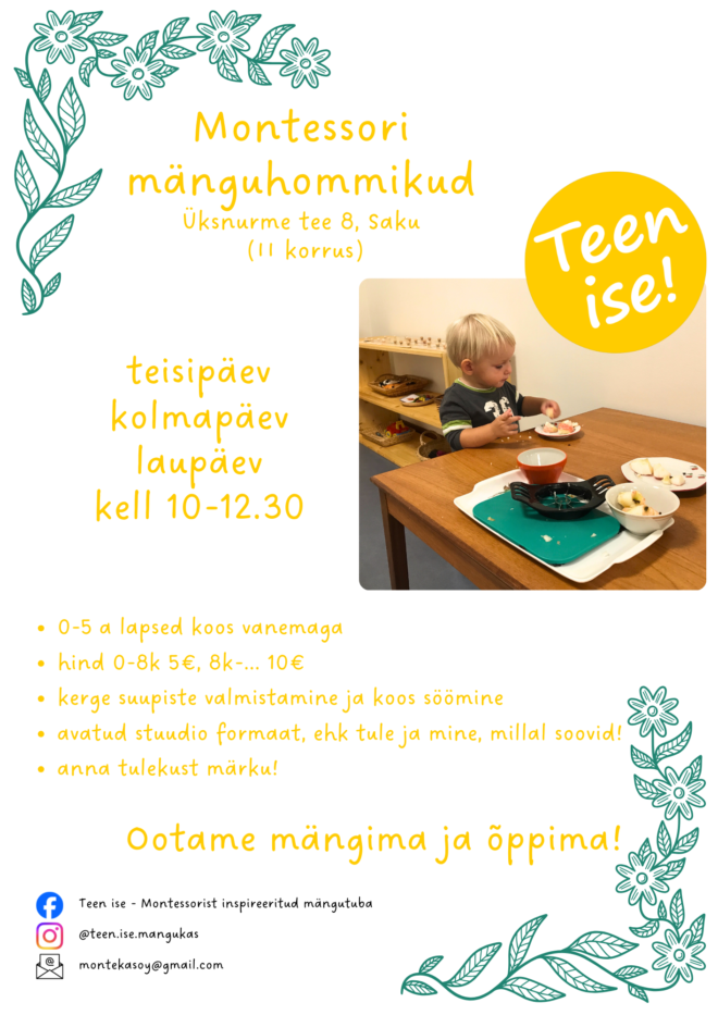 Montessori mänguhommik