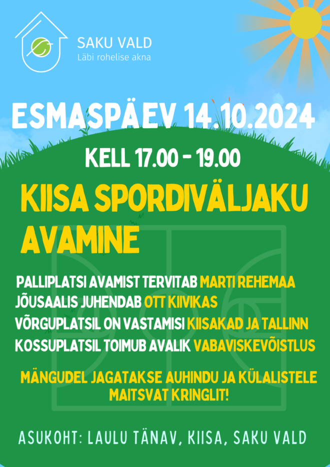 Kiisa Spordiväljaku avamine